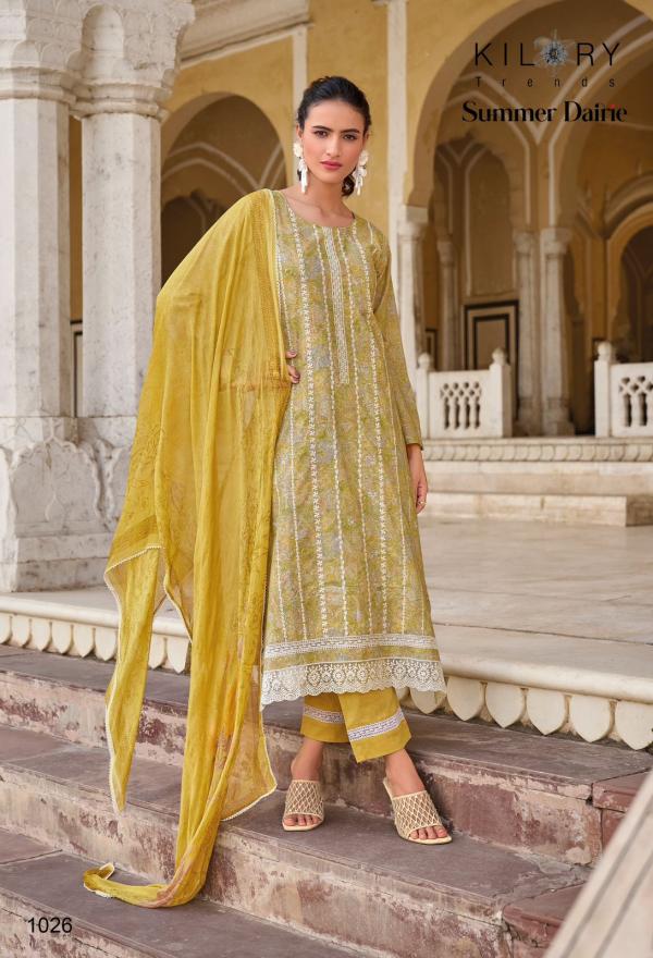 Kilory Summer Dairie Lawn Cotton Salwar Kameez Collection